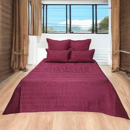 B6 - King 5pc Bedspread Satin