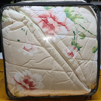 B21 - Queen 5pc Bedspread Big Frill - Biggest Diamond - Winter Material