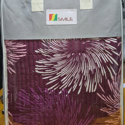 B10 - Double 5pc Cheap Bedspread - Zig Zag - Printed - Polyester 65gsm