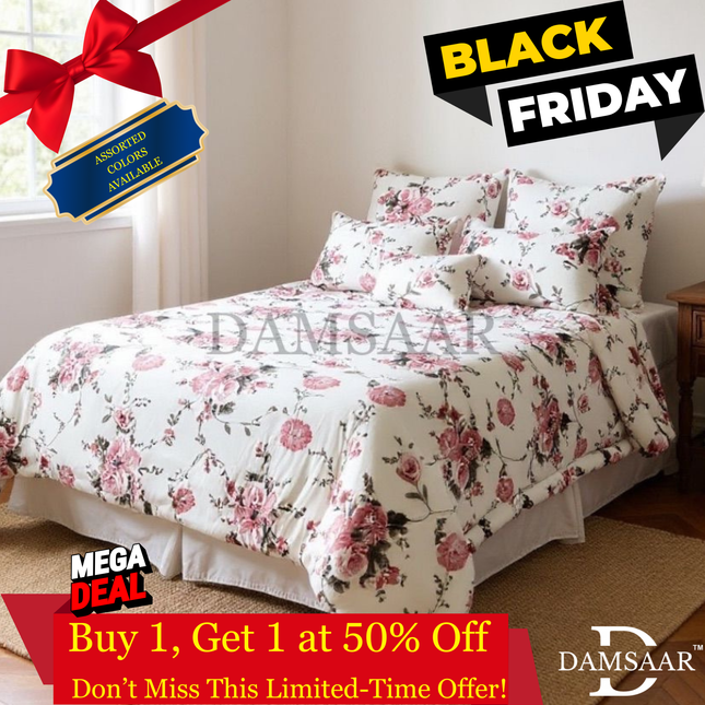 C19 k6pc Microfiber Comforter