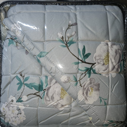 B21 - Queen 5pc Bedspread Big Frill - Biggest Diamond - Winter Material