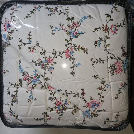 B21 - Queen 5pc Bedspread Big Frill - Biggest Diamond - Winter Material