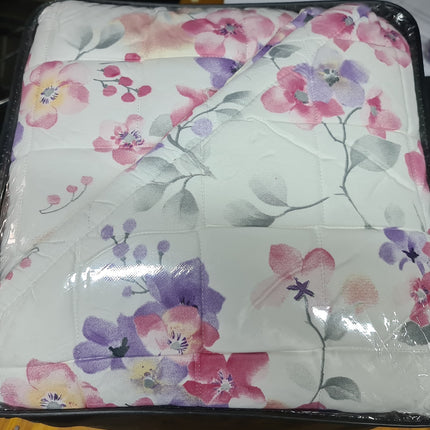 B21 - Queen 5pc Bedspread Big Frill - Biggest Diamond - Winter Material