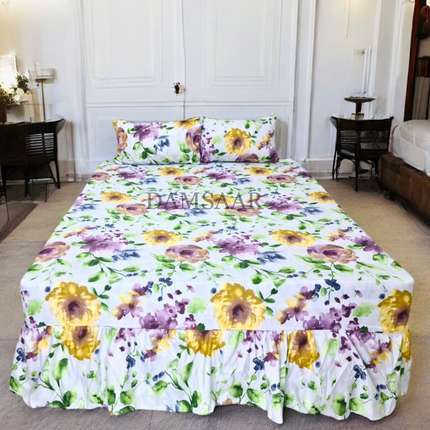 S19 - Queen 3pc Winter Printed Combo - Damsaar