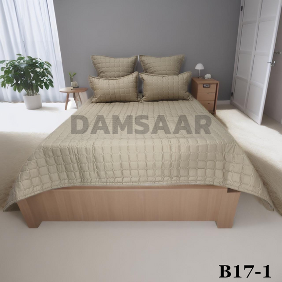 B17 - Damsaar 5pc Bedspread Polycotton 144TC - Clearance