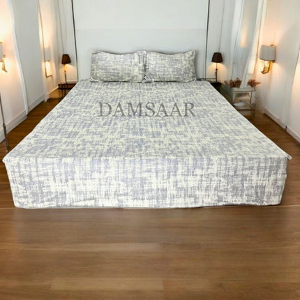 S37 - Queen 3pc Velvet Fitted Set - ABSOLUTE DECOR
