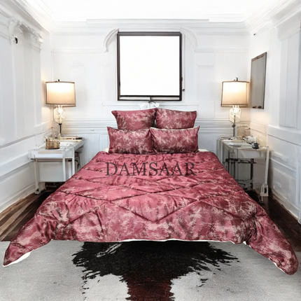 C18 -  Q5pc Comforter Set Jacquard Material