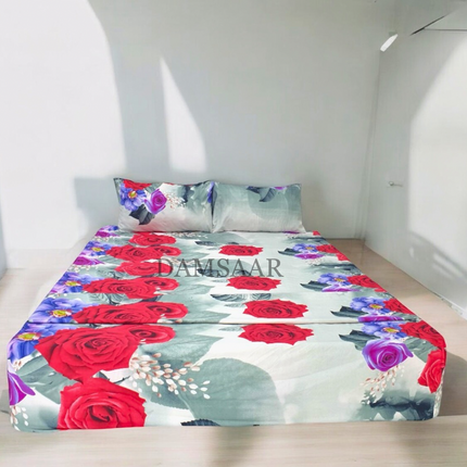S28 - Queen 4p Winter sheet Set Dams