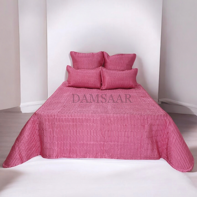 B6 - King 5pc Bedspread Satin