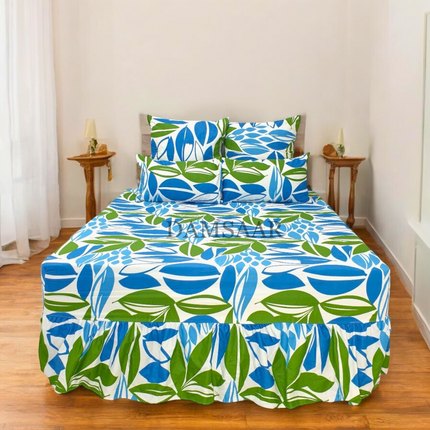 S30 - King 5pc Microfibre Printed Combo Sheet Set - Box Pack