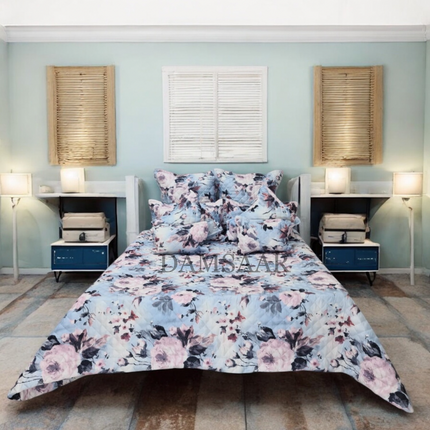 B3 - King 13pc Bedspread - Winter Floral 120gsm