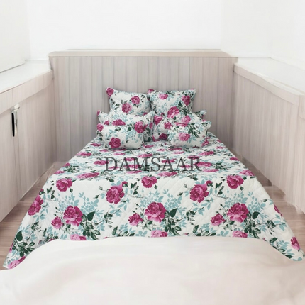 B3 - King 13pc Bedspread - Winter Floral 120gsm