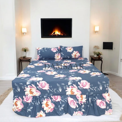 S19 - Queen 3pc Winter Printed Combo - Damsaar