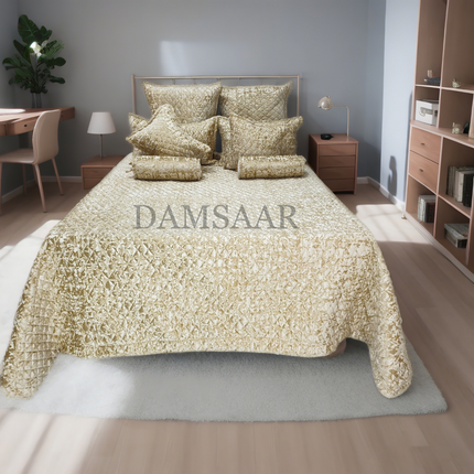 B2 - King 9pc Exclusive Velvet Bedspread Set
