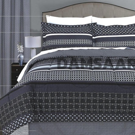 C15 - Q5pc 100% Cotton Comforter Set - Clearance