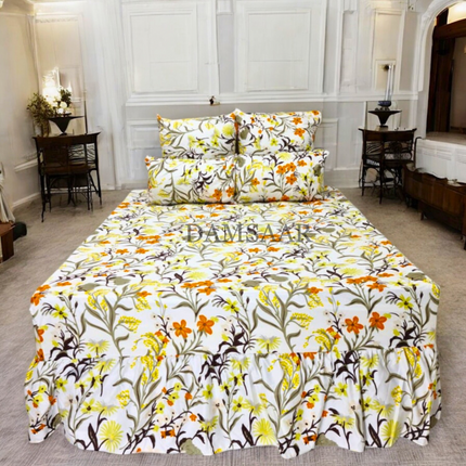S30 - King 5pc Microfibre Printed Combo Sheet Set - Box Pack