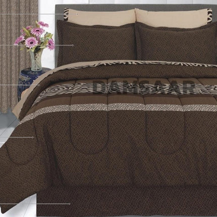 C15 - Q5pc 100% Cotton Comforter Set - Clearance