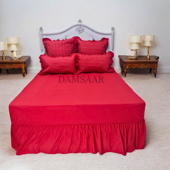 S34 - Queen 5pc Quilted Combo Dyed