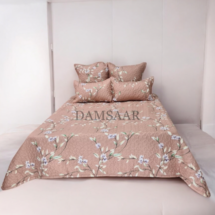 B34 - Queen 5pc Bedspread snake  Printed Microfibre