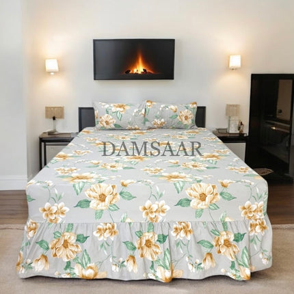 S19 - Queen 3pc Winter Printed Combo - Damsaar