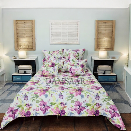 B3 - King 13pc Bedspread - Winter Floral 120gsm