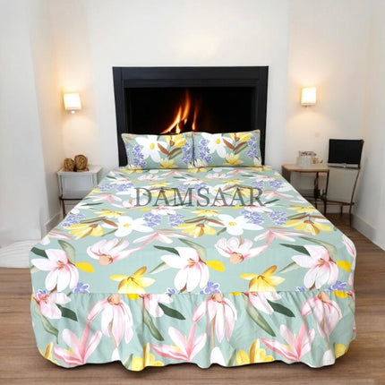 S19 - Queen 3pc Winter Printed Combo - Damsaar