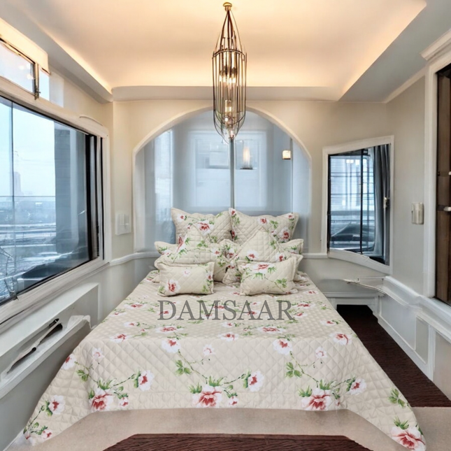 B3 - King 13pc Bedspread - Winter Floral 120gsm