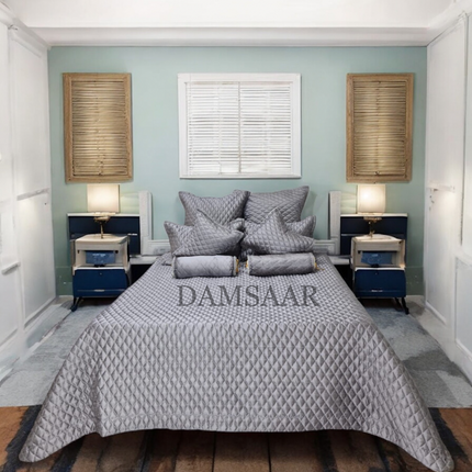 B1 - King 9pc Jacquard Bedspread