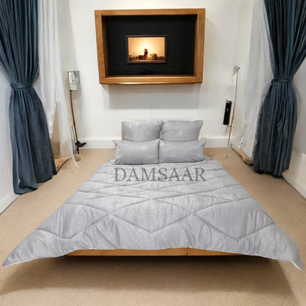 C18 -  Q5pc Comforter Set Jacquard Material