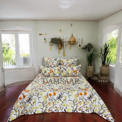 B34 - Queen 5pc Bedspread snake  Printed Microfibre