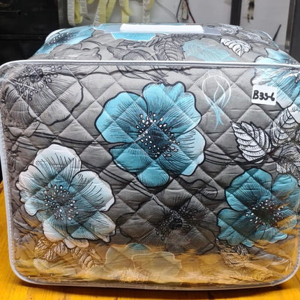 B35 - King 5pc Bedspread Microfiber - Printed