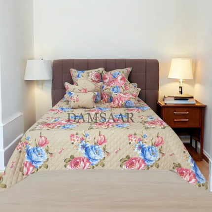 B3 - King 13pc Bedspread - Winter Floral 120gsm