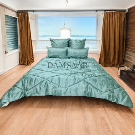 C18 -  Q5pc Comforter Set Jacquard Material