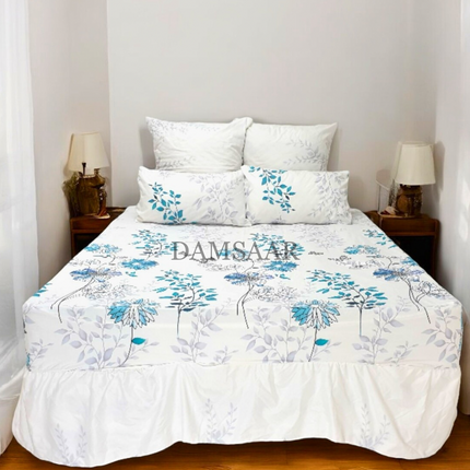 S30 - King 5pc Microfibre Printed Combo Sheet Set - Box Pack