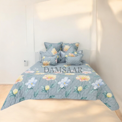 B3 - King 13pc Bedspread - Winter Floral 120gsm