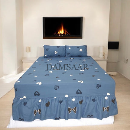 S19 - Queen 3pc Winter Printed Combo - Damsaar