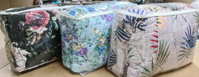 (C16) Queen 5piece Joint Comforter- Printed Assorted