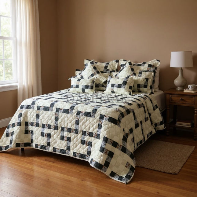 B3 - King 13pc Bedspread - Winter Floral 120gsm