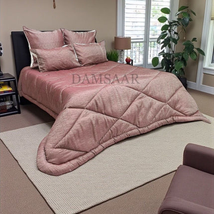 C18 -  Q5pc Comforter Set Jacquard Material