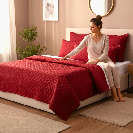 B25 - Queen 7pc Cucci Bedspread Set