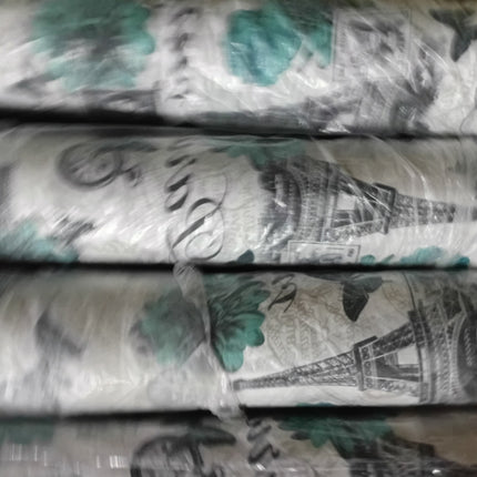 RAW51- CHEAP ZIG ZAG POLYSTER MTRL PRINTED 200MTR 65 GSM 240 CM