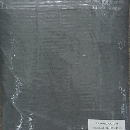 (S75)Q4PC 100%BRUSHED COTTON WINTER FLANNEL SHEET