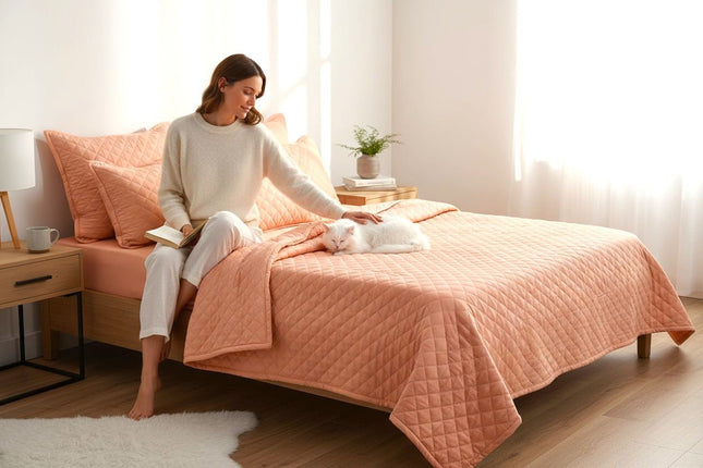 B25 - Queen 7pc Cucci Bedspread Set