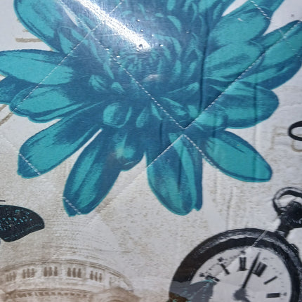 B27 - Queen 5pc Bedspread Mini - Big Frill - Micro Printed - 90gsm - Promotion