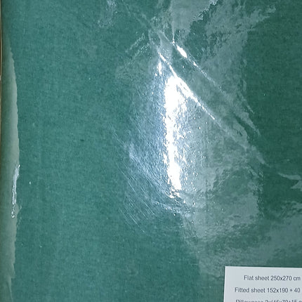 (S75)Q4PC 100%BRUSHED COTTON WINTER FLANNEL SHEET