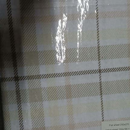 (S75)Q4PC 100%BRUSHED COTTON WINTER FLANNEL SHEET