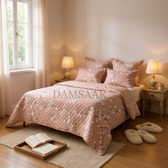 B35 - King 5pc Bedspread Microfiber - Printed