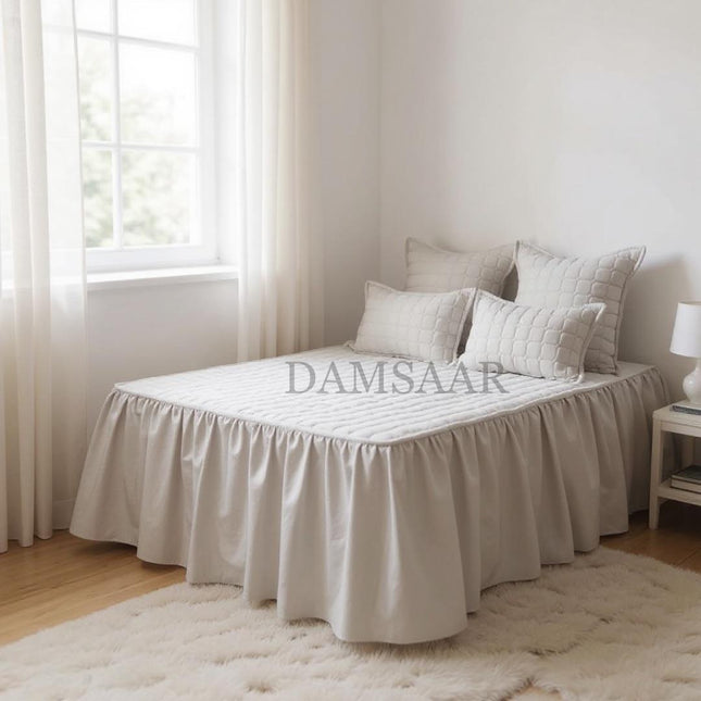 B45 - Queen 5pc Bedspreads bf velvet