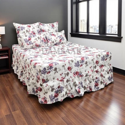 S30 - King 5pc Microfibre Printed Combo Sheet Set - Box Pack