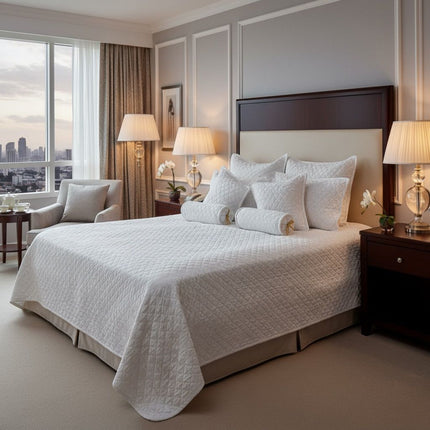 B2 - King 9pc Exclusive Velvet Bedspread Set